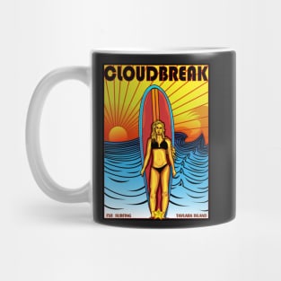 CLOUDBREAK FIJI ISLANDS SURF Mug